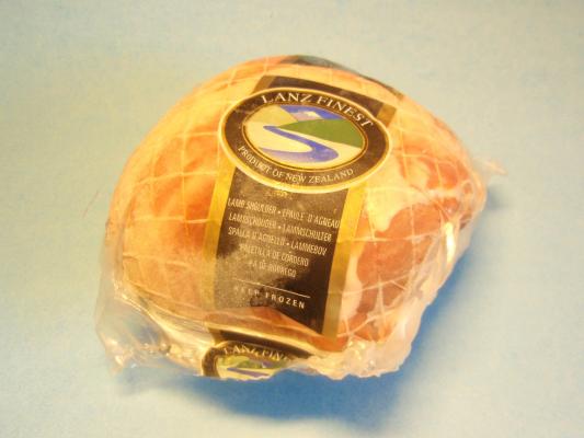 NEW ZEALAND SHOULDER OF LAMB, BONED ROLLED AND NETTED Frozen normally between 1 and 1.5 kilos priced by weight